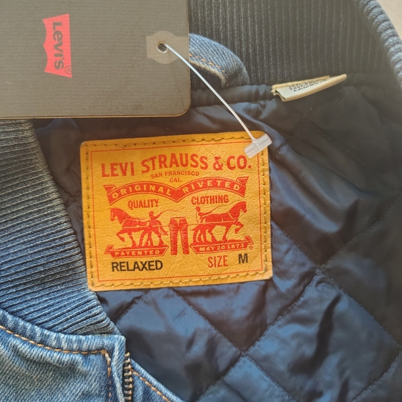 Levi's Sansome Blue Denim Vest Size Medium - Picture 8 of 16